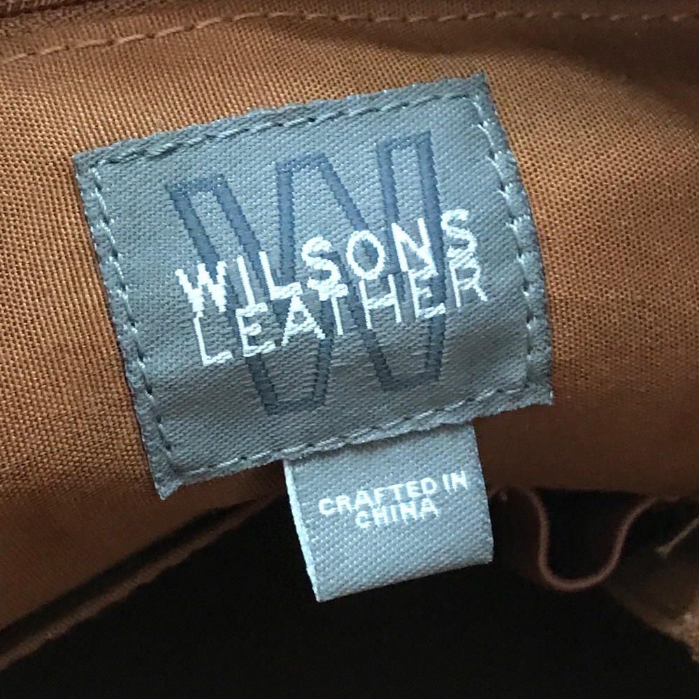 WILSONS Leather Bucket Bag Tan Shoulder Bag - Picture 12 of 16